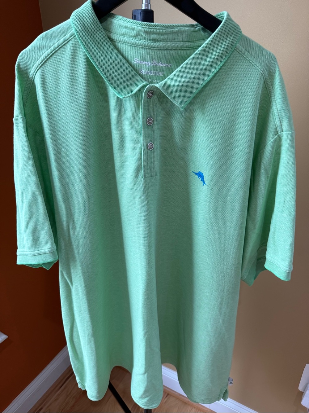 Tommy Bahama IslandZone Men's Polo Shirt - Seafoam Green